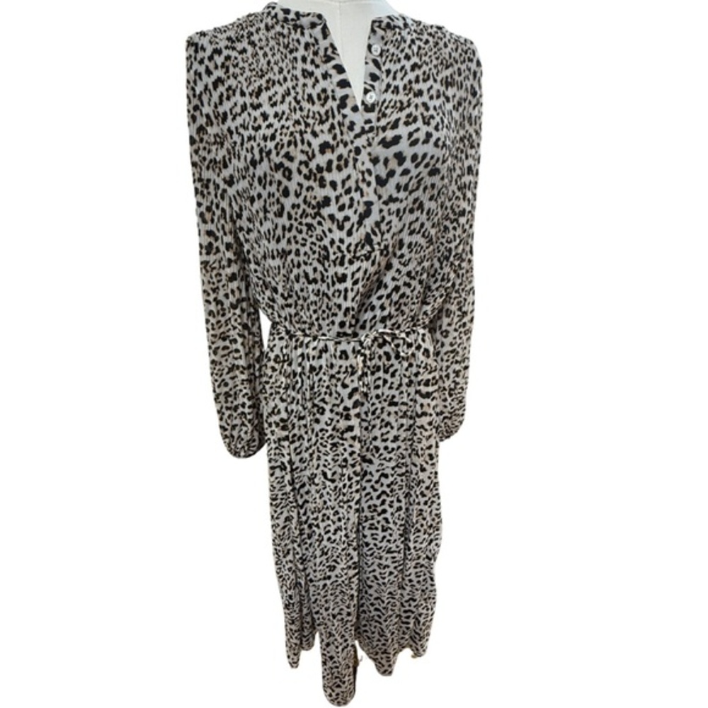 Banana Republic Animal Print maxi long Dress - size XS